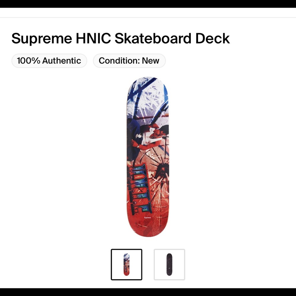 Supreme HNIC Skateboard Deck
